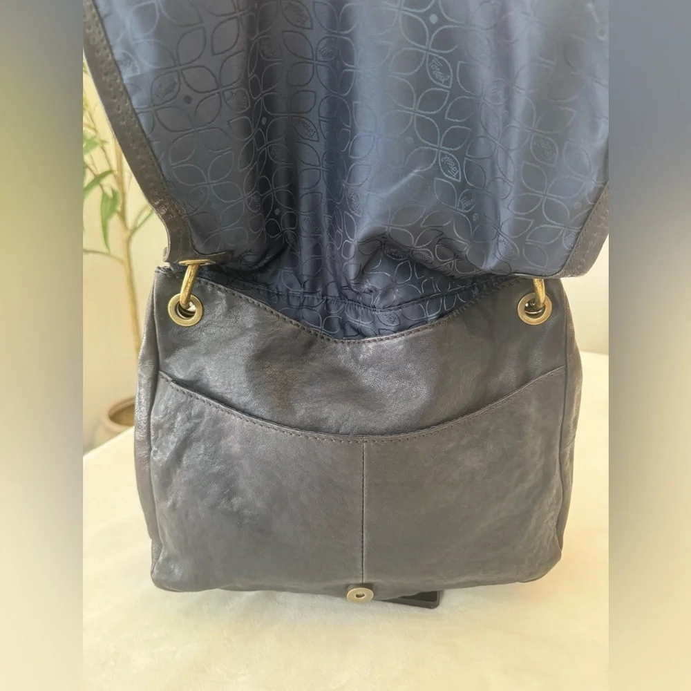 VTG! Fossil Foldover Shoulder Bag with Gold Accents - Picture 8 of 16